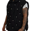 Dolce & Gabbana Elegant Black Sleeveless Vest Jacket