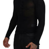 Dolce & Gabbana Elegant Black Cashmere Pullover Sweater