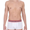 Bikkembergs White Cotton Men Trunk