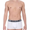 Bikkembergs White Cotton Men Trunk