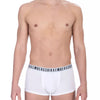 Bikkembergs White Cotton Men Trunk