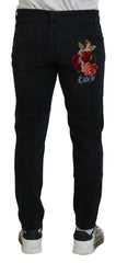 Dolce & Gabbana Chic Black Skinny Denim Jeans