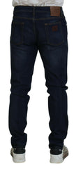 Dolce & Gabbana Sleek Skinny Jeans in Dark Blue