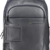 Piquadro Blue Leather Men Backpack