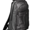 Piquadro Black Leather Men Backpack