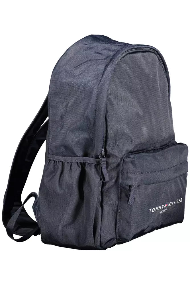 Tommy Hilfiger Blue Polyester Men Backpack