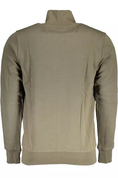 La Martina Green Cotton Men Sweater