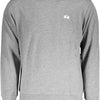 La Martina Gray Cotton Men Sweater