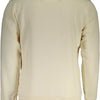 La Martina White Cotton Men Sweater