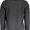 La Martina Black Cotton Men Sweater