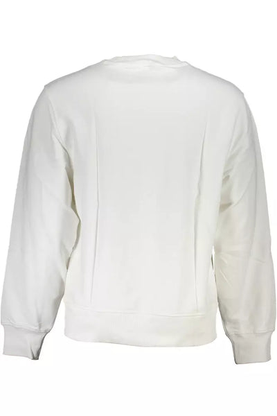 Calvin Klein White Cotton Men Sweater