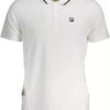 Fila White Cotton Men Polo