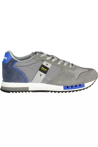 Blauer Gray Leather Men Sneaker