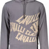 Cavalli Class Gray Cotton Men Sweater