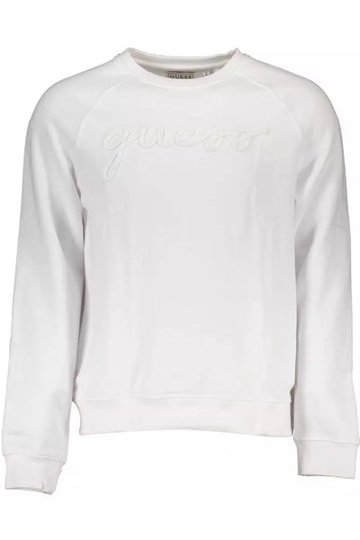 Guess Jeans White Cotton Men Sweater