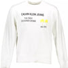 Calvin Klein White Cotton Men Sweater