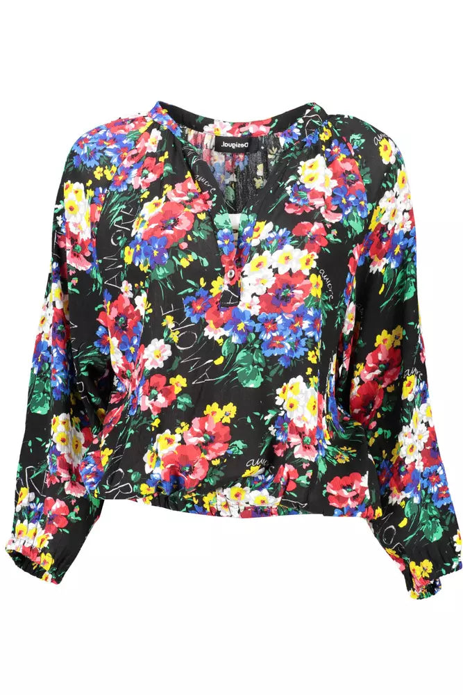 Desigual Black Viscose Women Top