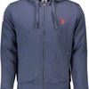 U.S. POLO ASSN. Blue Cotton Mens Hooded Sweater