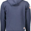 U.S. POLO ASSN. Blue Cotton Mens Hooded Sweater