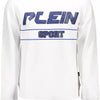 Plein Sport White Cotton Men Sweater