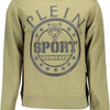 Plein Sport Green Cotton Men Sweater