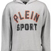 Plein Sport Gray Cotton Men Sweater