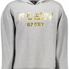 Plein Sport Gray Cotton Men Sweater