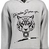 Plein Sport Gray Cotton Men Sweater