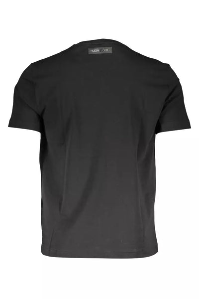 Plein Sport Black Cotton Men TShirt