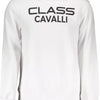 Cavalli Class White Cotton Men Sweater