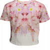 Desigual Chic Pink Embroidered Cotton Tee