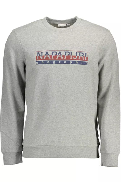 Napapijri Gray Cotton Men Sweater