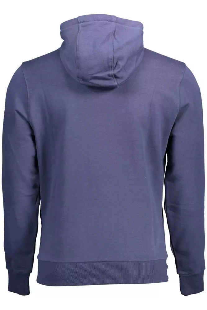 North Sails Blue Cotton Men Sweater