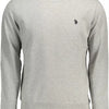 U.S. POLO ASSN. Gray Cotton Men Sweater