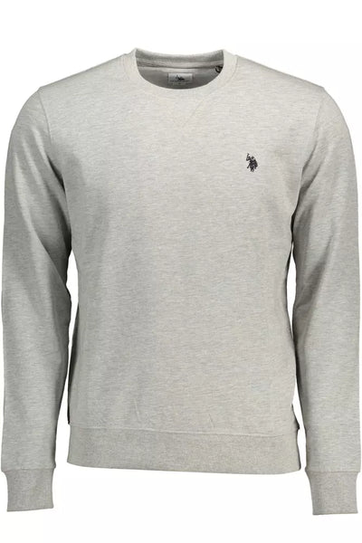 U.S. POLO ASSN. Gray Cotton Men Sweater