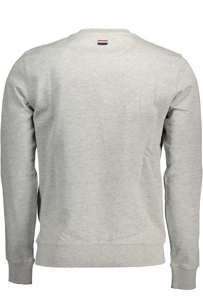 U.S. POLO ASSN. Gray Cotton Men Sweater