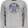 North Sails Gray Cotton Men Sweater