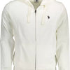 U.S. POLO ASSN. White Cotton Men Sweater