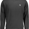 U.S. POLO ASSN. Black Cotton Men Sweater