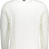 U.S. POLO ASSN. White Cotton Men Sweater