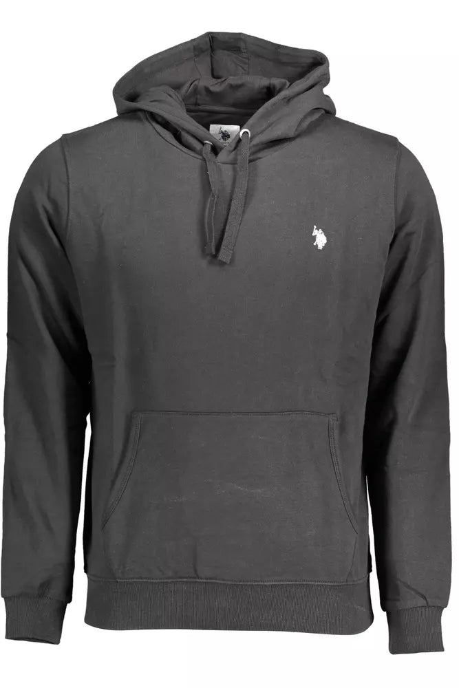 U.S. POLO ASSN. Black Cotton Men Sweater