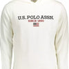 U.S. POLO ASSN. White Cotton Men Sweater