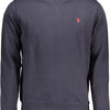 U.S. POLO ASSN. Blue Cotton Men Sweater