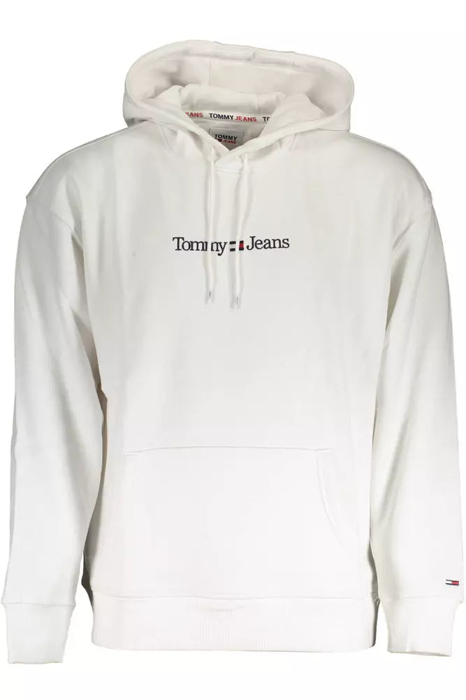 Tommy Hilfiger White Cotton Men Sweater