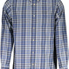 Gant Blue Cotton Men Shirt