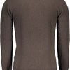 U.S. POLO ASSN. Brown Wool Men Sweater