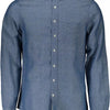 Gant Blue Cotton Men Shirt