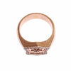 Nialaya Chic Pink Gold Plated Sterling Silver Ring