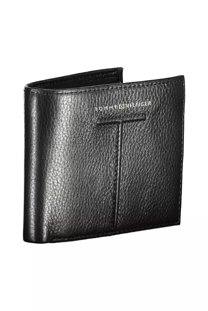 Tommy Hilfiger Black Leather Men Wallet