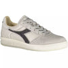 Diadora Gray Leather Women Sneaker